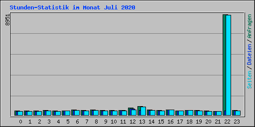 Stunden-Statistik im Monat Juli 2020